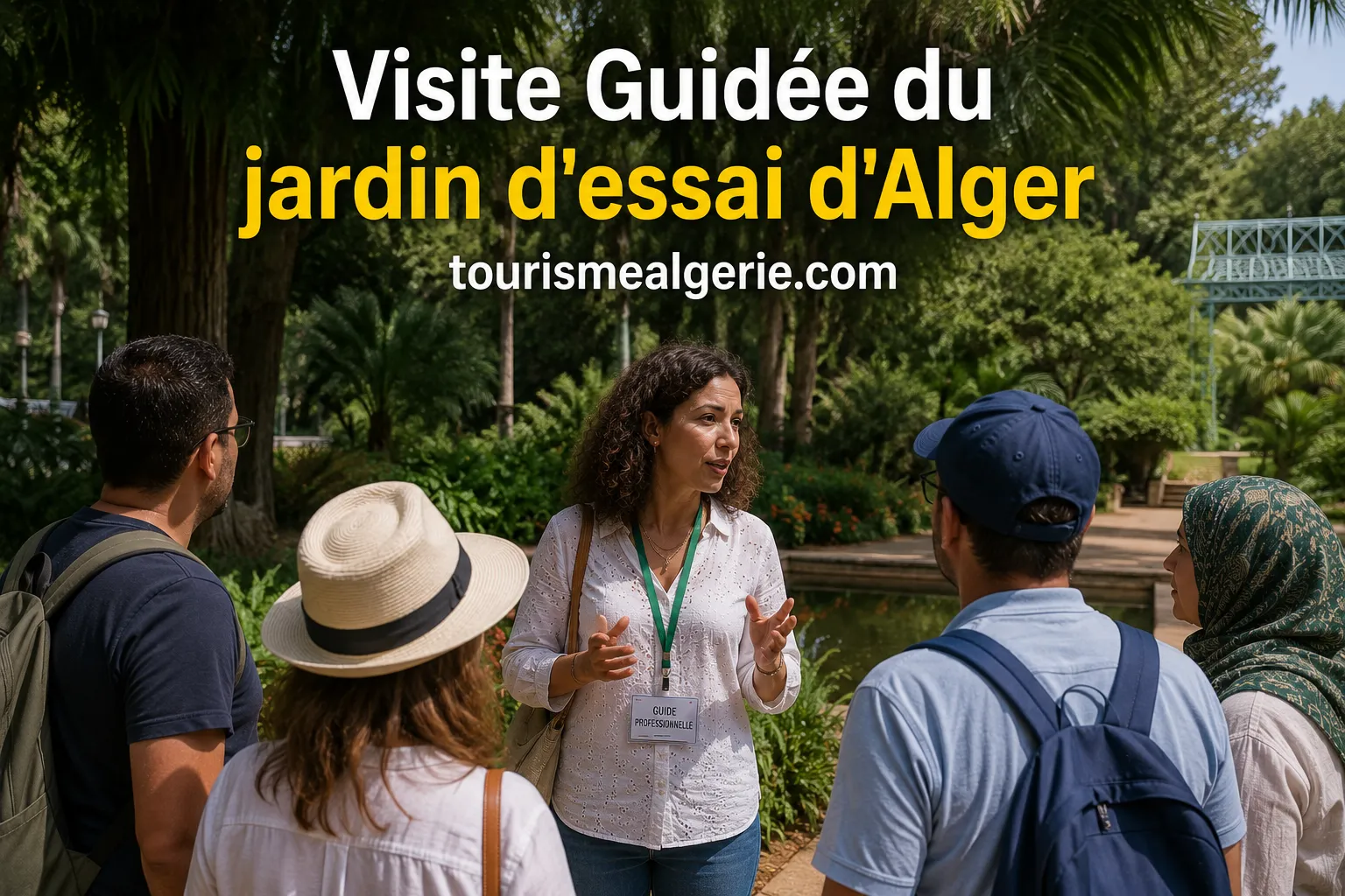 VISITE DU JARDIN D'ESSAI D'ALGER AVEC GUIDE EXPERT