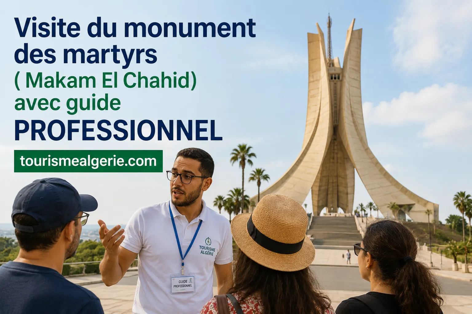 VISITE MONUMENT DES MARTYRS ALGER (MAKAM EL CHAHID) AVEC GUIDE